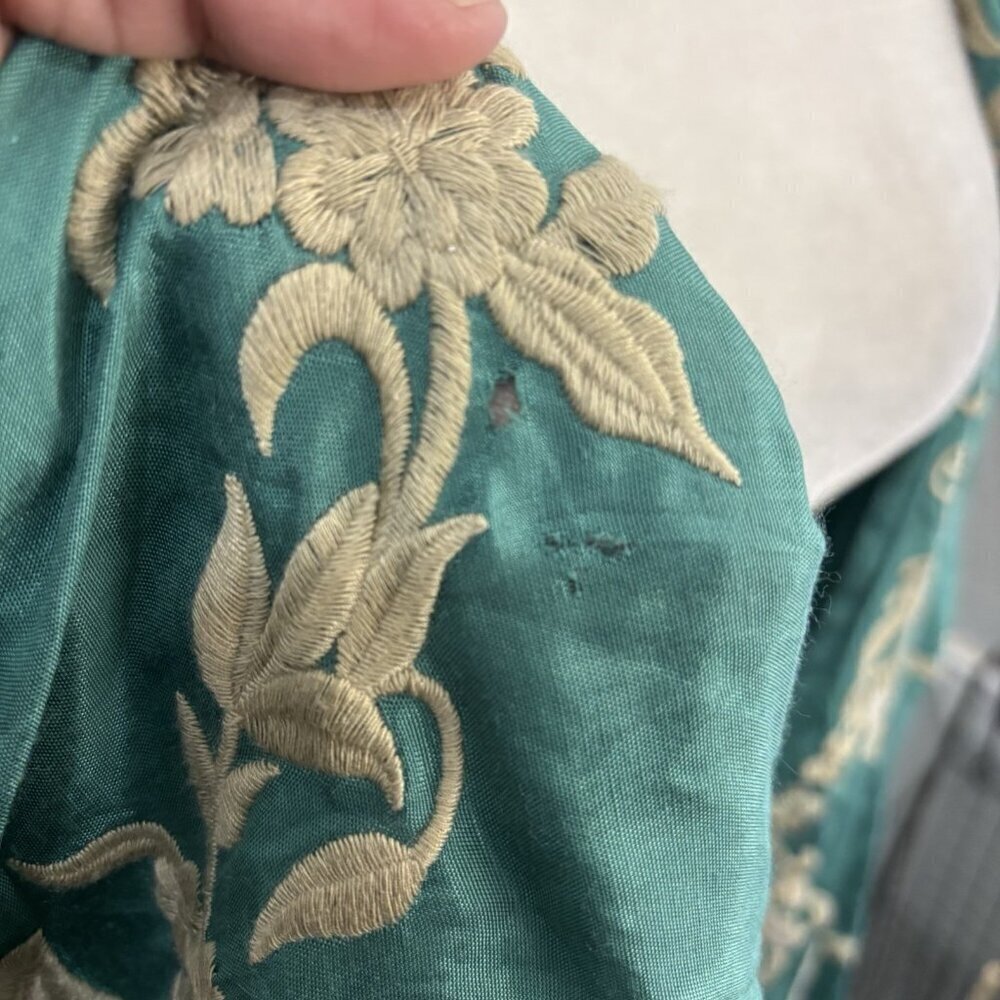 Soft Surroundings Embroidered Beaded Kimono Top Open Women Small/medium - Picture 2 of 14